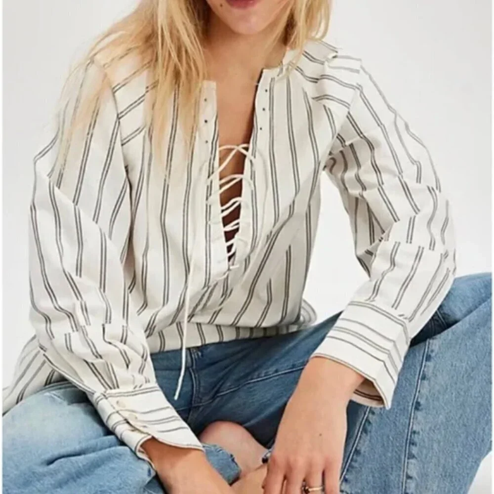NWOT Free People We The Free Lisbon Tunic, Oversized